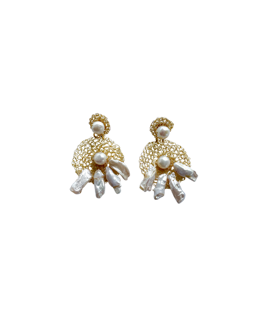 ARETE TEJIDO CON PERLAS