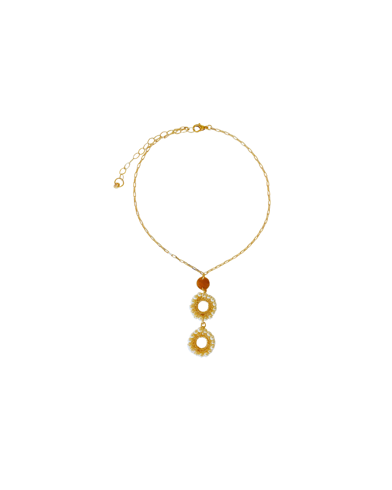 COLLAR CORTO AROS TEJIDOS