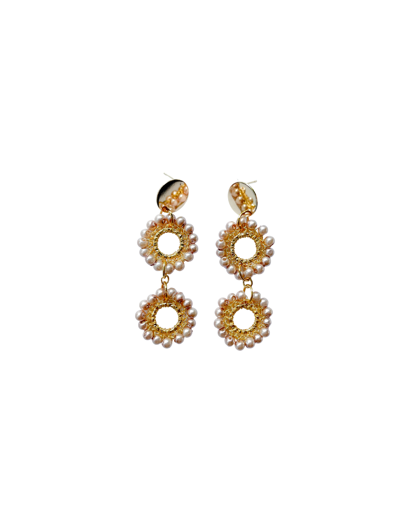 ARETE TEJIDO CON PERLAS