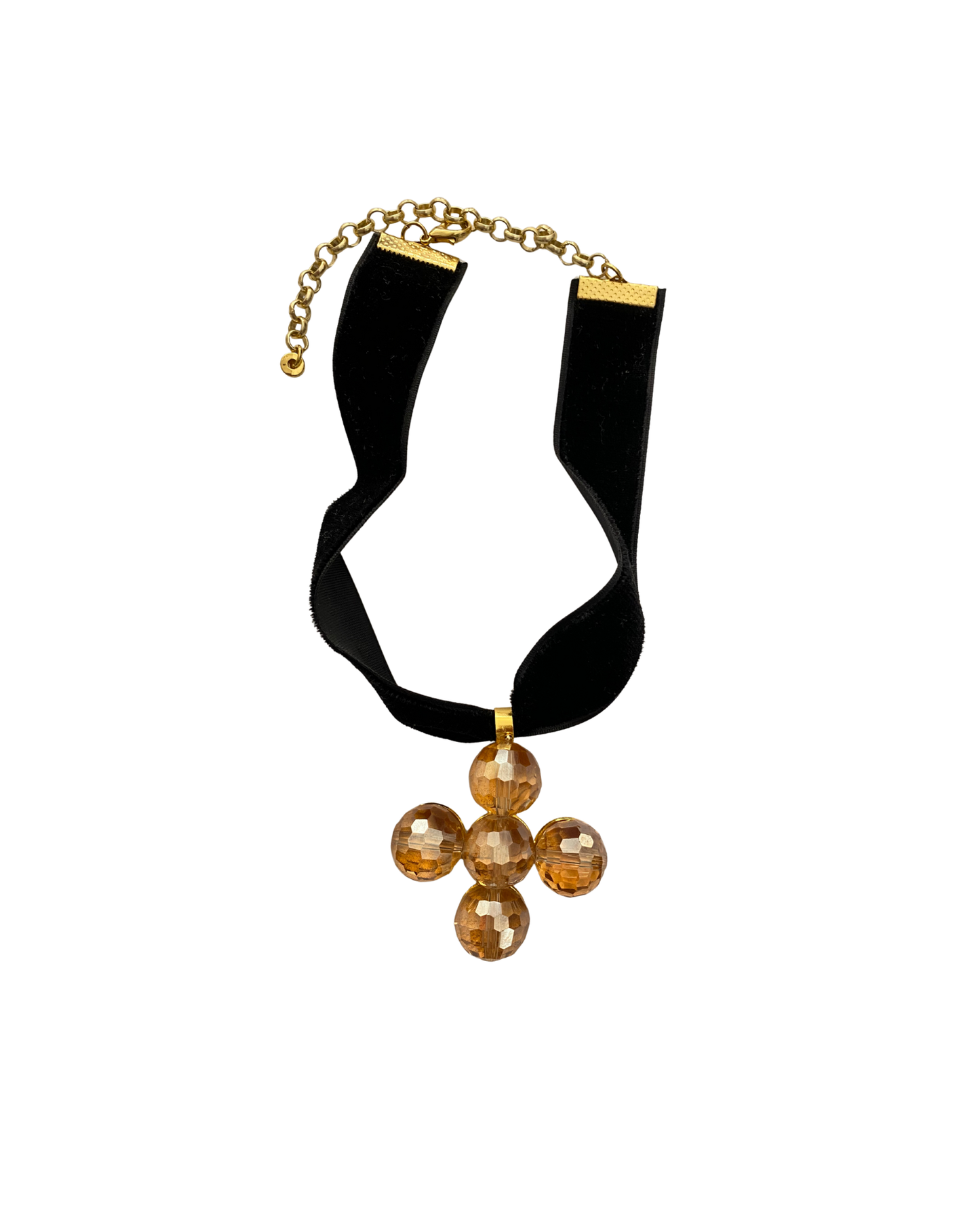 CHOKER TERCIOPELO CRUZ