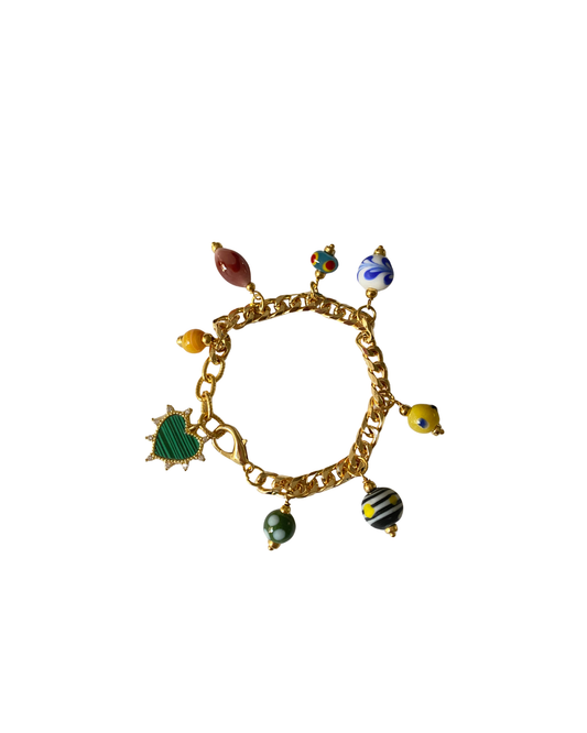 PULSERA CON DIJES VARIOS