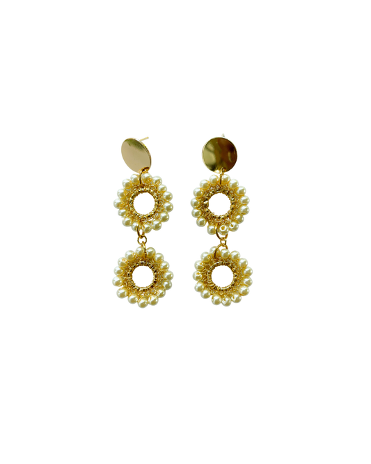 ARETE TEJIDO CON PERLAS