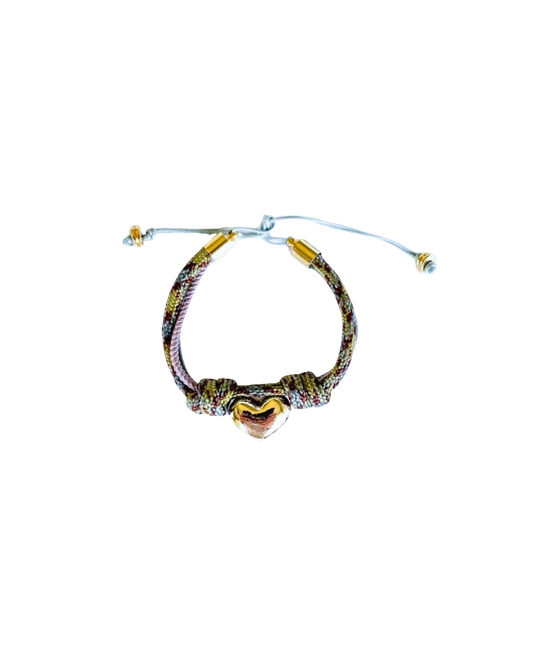 PULSERA CORDON CORAZÓN