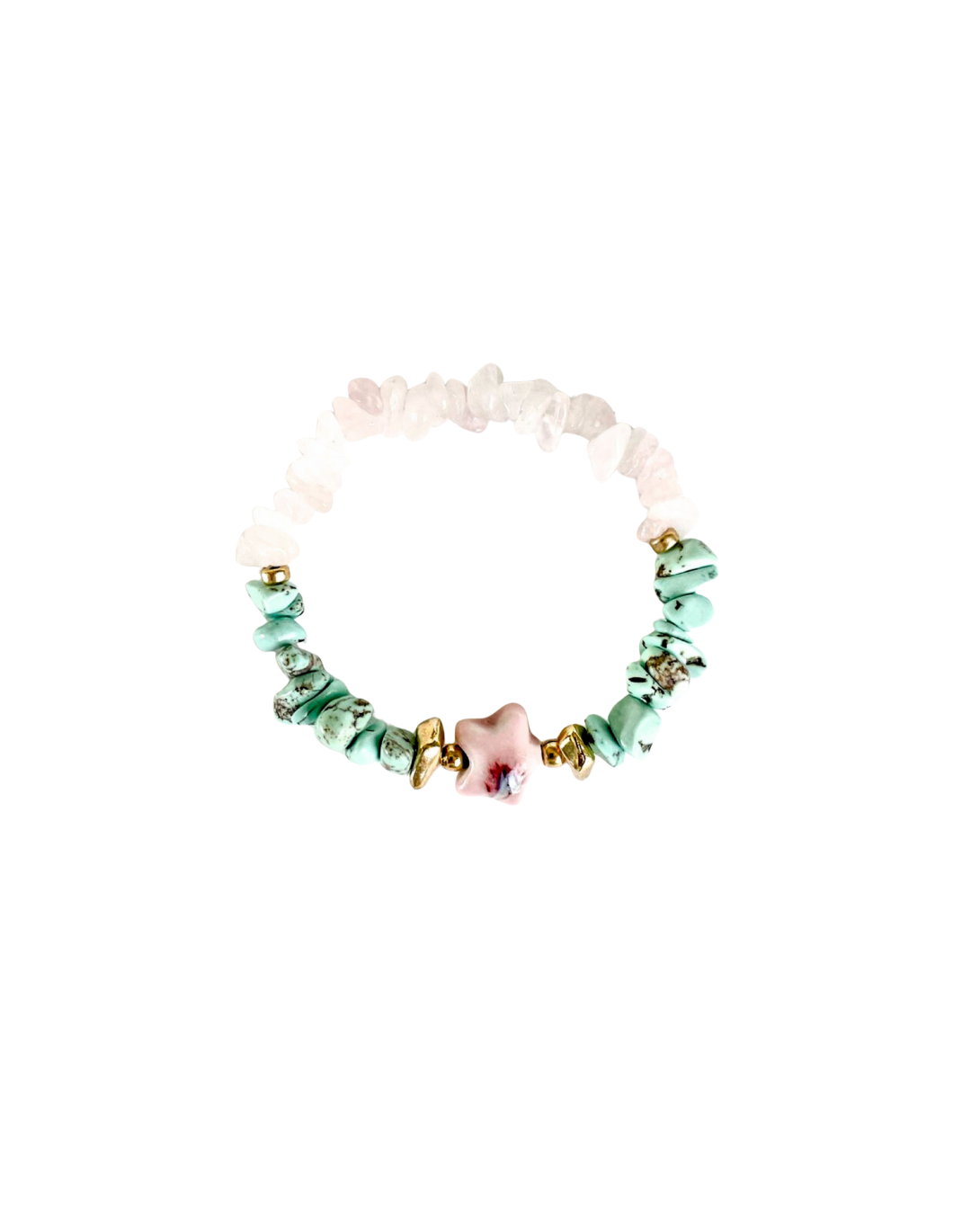 PULSERA CON CHIPS Y ESTRELLA