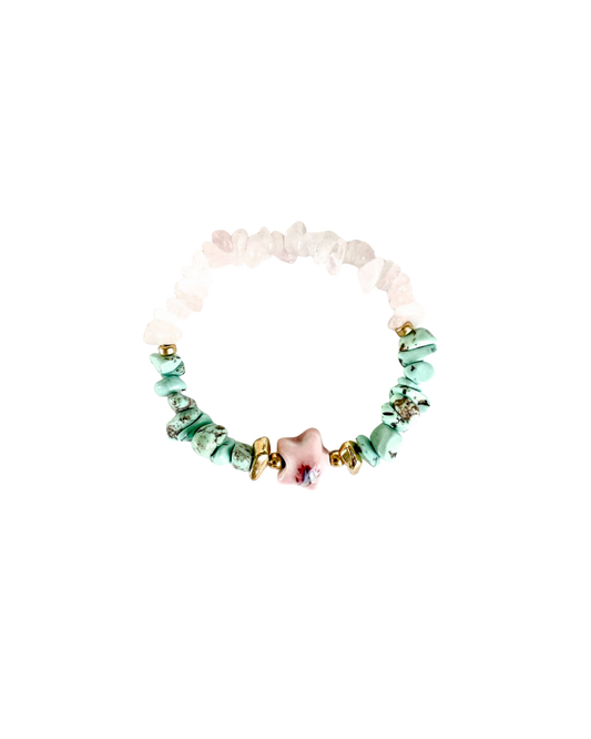 PULSERA CON CHIPS Y ESTRELLA