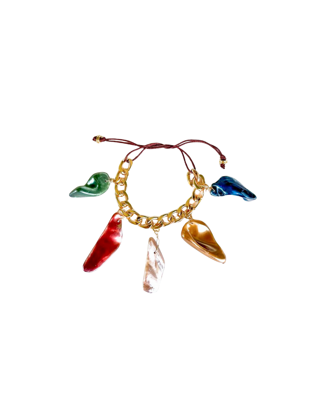 PULSERA DE CADENA CON PERLAS