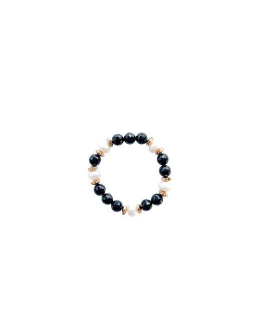 PULSERA ÁGATA Y PERLA