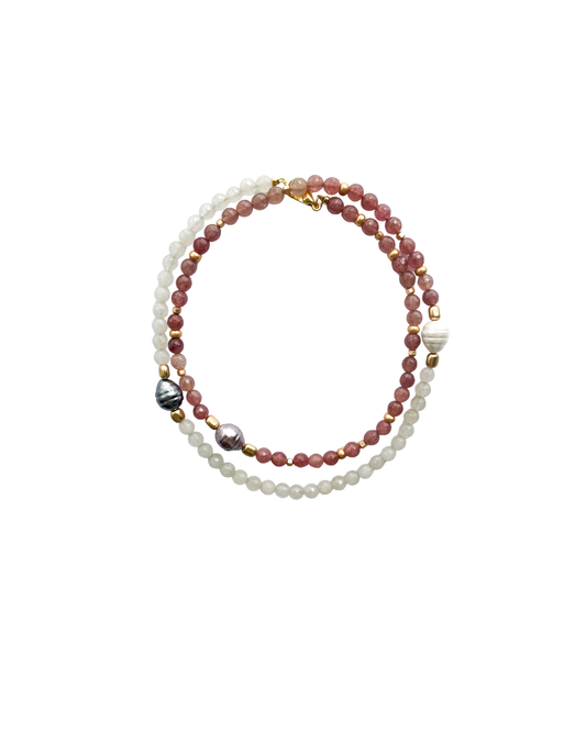 COLLAR LARGO PIEDRAS VARIAS