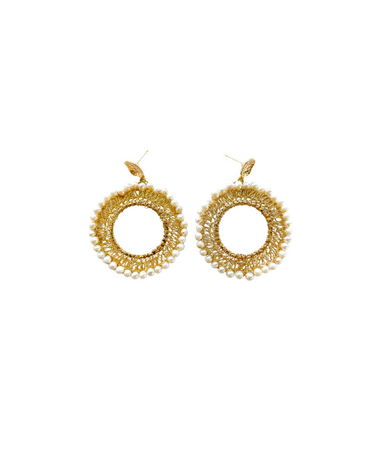 ARETE TEJIDO CIRCULAR PERLAS