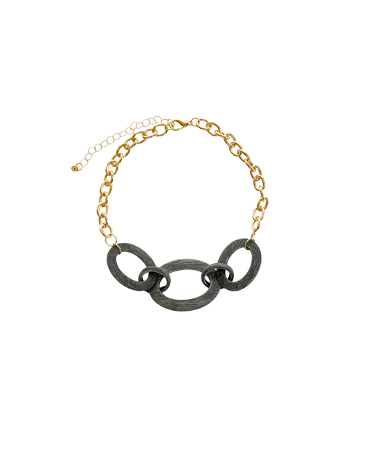 COLLAR CORTO CON ESLABONES