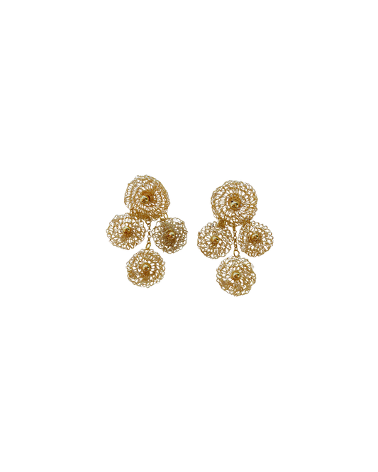 ARETE TEJIDO CANDELABRO