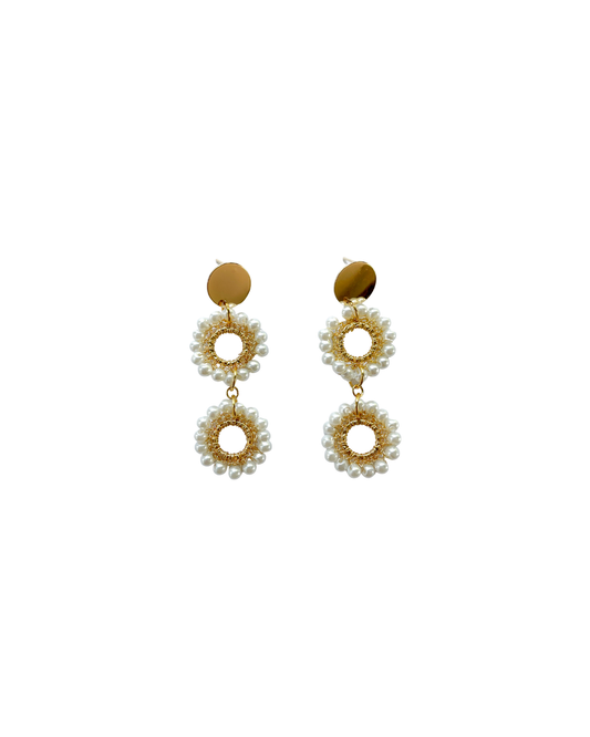 ARETE TEJIDO CIRCULAR CON PERLAS