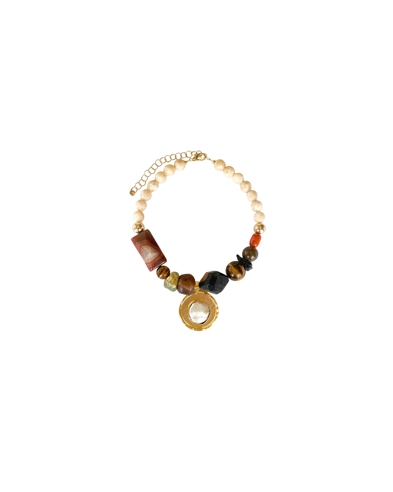COLLAR CORTO PIEDRAS VARIAS