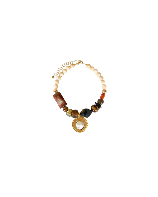COLLAR CORTO PIEDRAS VARIAS